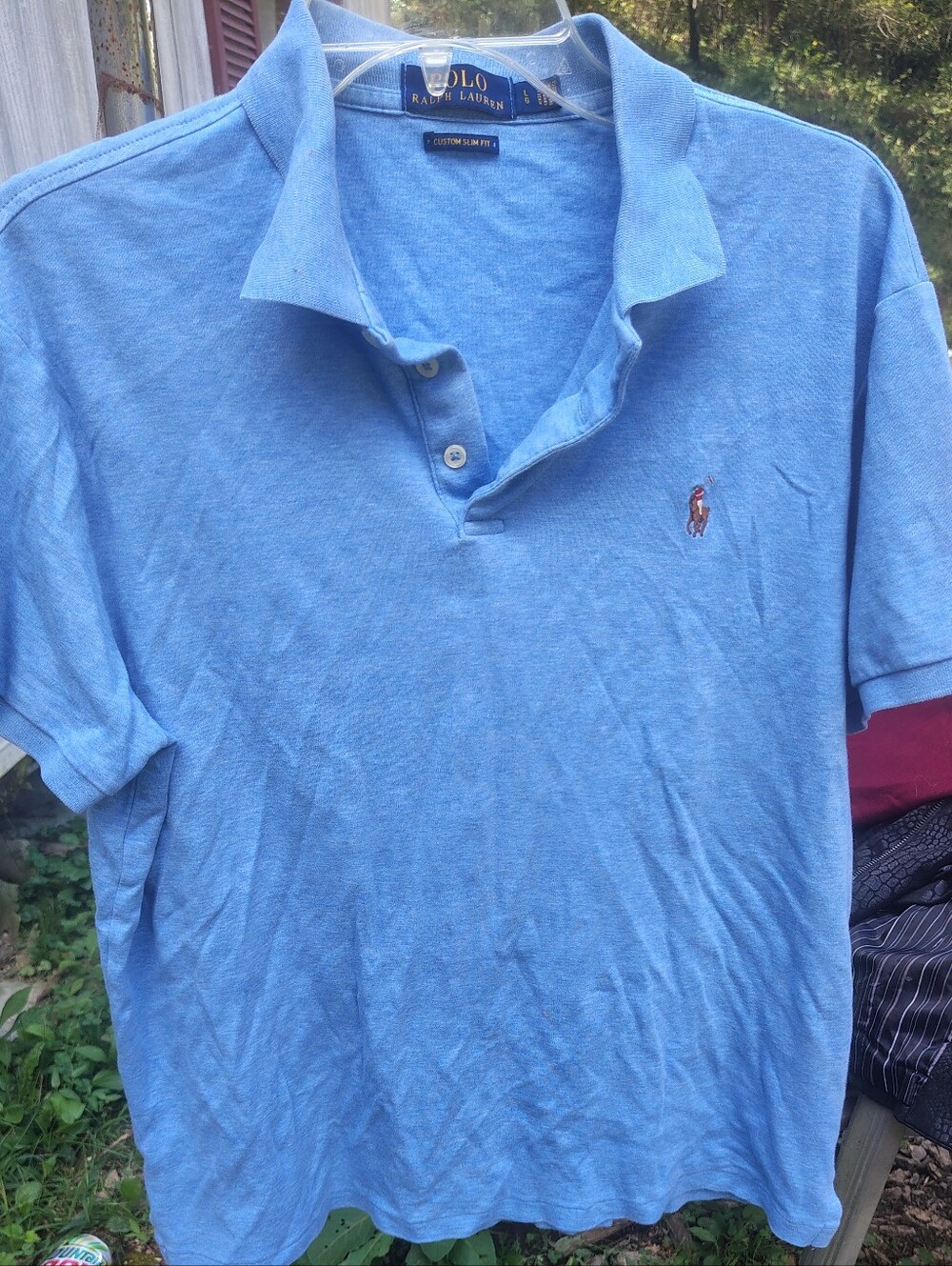 Polo by Ralph Lauren Light Blue Short-Sleeve Polo Shirt